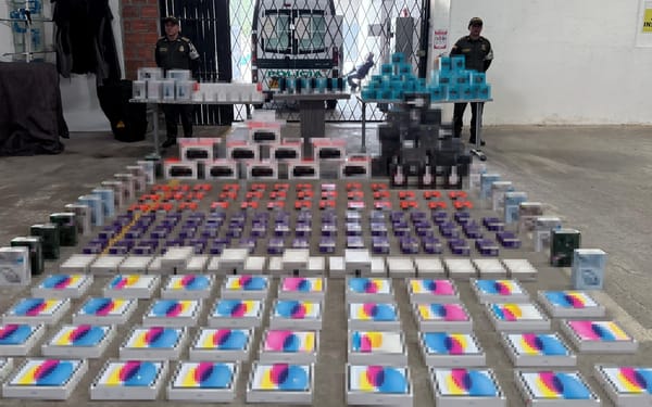 Elementos variados de tecnología fueron incautados en Santander