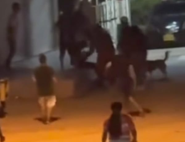 Hasta menores de edad en violenta riña a machete en Piedecuesta