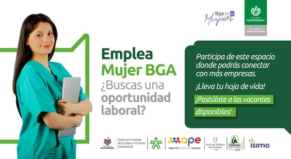 Si eres mujer y buscas empleo esta información es para ti