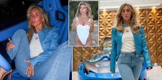 Modelo de OnlyFans que tuvo relaciones con 100 hombres en un día se compró un Ferrari