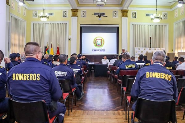 Definida la nueva Junta Departamental de Bomberos en Santander