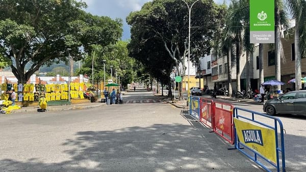 ATENCIÓN. Habrá cierres viales para el partido de Copa Libertadores entre Bucaramanga y Fortaleza