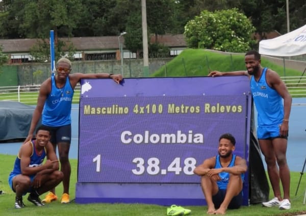 Nuevo récord nacional de 4x100 metros