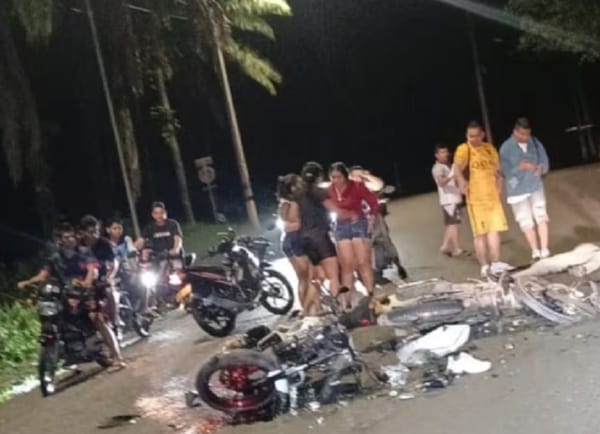 Choque de motos deja dos muertos en Barrancabermeja