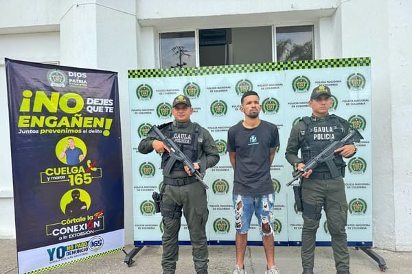 Cayó alias ‘Jhan’, jefe de sicarios de ‘Los de la Unión’