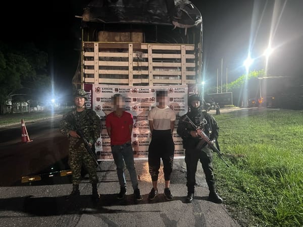 Caen presuntos integrantes del Clan del Golfo con combustible ilegal