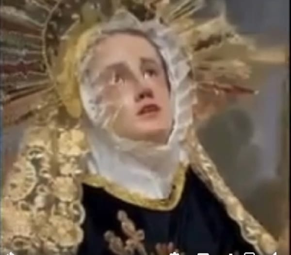 En Ocaña la Virgen Dolorosa derramó lágrimas durante el Sermón de las Siete Palabras