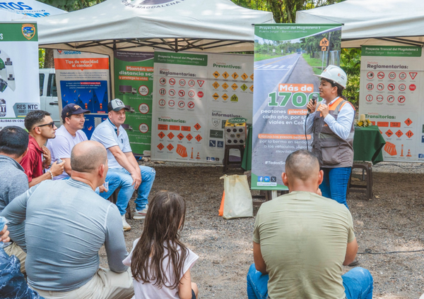 Campaña vial llegó a Puerto Araujo
