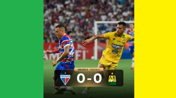 Aunque le sirve el empate ante Fortaleza de Brasil, las cuentas se complican para Atlético Bucaramanga