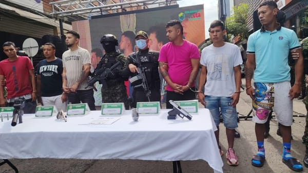 Nueve integrantes de  la banda delincuencial 'AK47' fueron capturados en Cúcuta