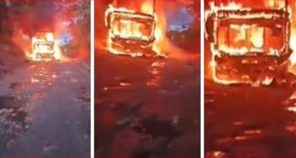 Ataque armado en el Caquetá y buseta incinerada
