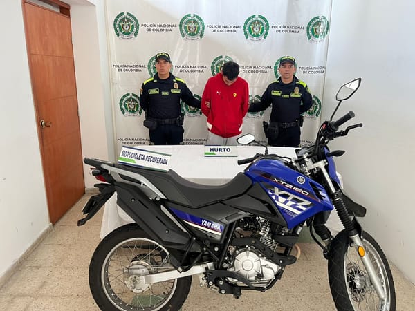 Alias ‘Juan’ atracaba y robaba motos en Bucaramanga