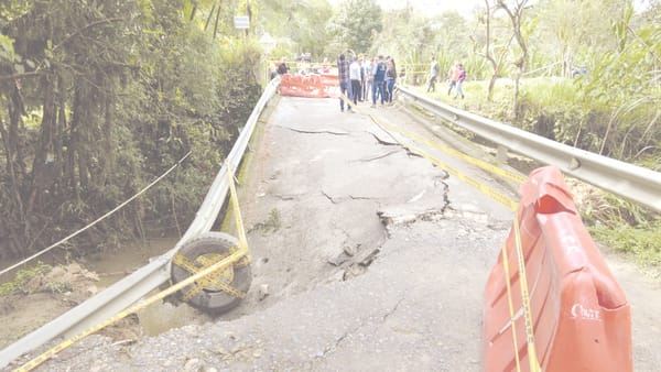 Lluvias causan desastre en el corredor San Gil - Mogotes