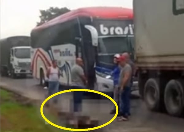 Hombre fue asesinado tras bajar de un bus durante el bloqueo en la vía Morrison – San Alberto