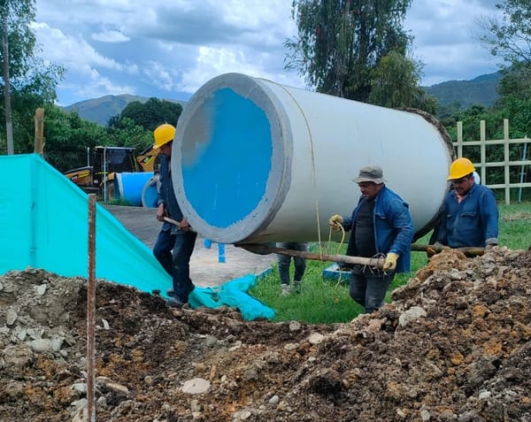Construcción de la nueva Planta de Tratamiento de Agua Potable en Mogotes avanza en un 50 %