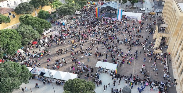 Así se vivió la marcha del orgullo LGBTIQ+ en Bucaramanga