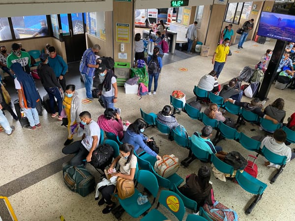 Importante movimiento de pasajeros en la Terminal de Bucaramanga en este Puente de Corpus Cristi