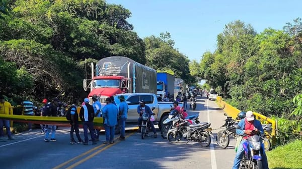 Desbloqueada carretera en Sabana de Torres tras levantamiento de paro de arroceros