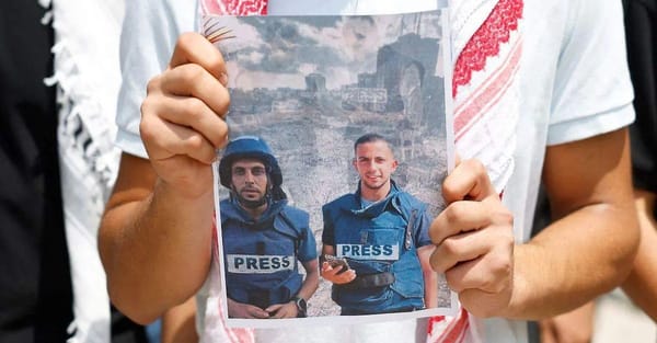 Seis periodistas asesinados en ataque de Israel