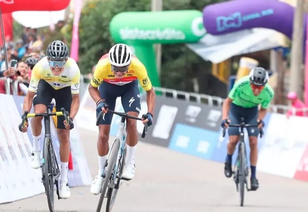 Diego Camargo gana la etapa con final en Alto del Cogollo