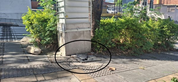 Vandalismo deja sin servicio de semáforos a Floridablanca