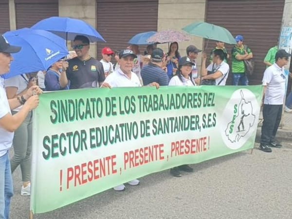 Protesta nacional de Fecode este 30 de octubre y maestros de Santander se unen al paro
