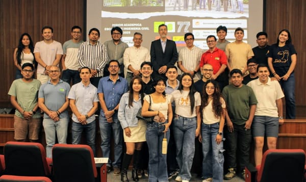 Delegación peruana explora alianza académica con la UIS en ingeniería civil