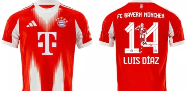 Camiseta especial en honor a Luis Díaz
