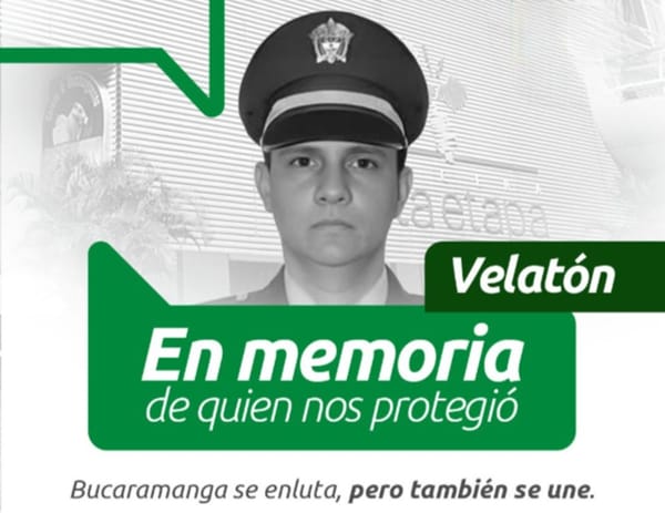 Homenaje a un Héroe que dio su vida por proteger a la sociedad