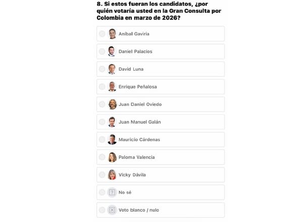 Así o mas tendenciosos: encuestadora sacó al candidato más fuerte de una encuesta sobre la Gran Consulta