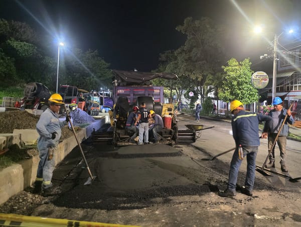 Avanzan obras de mejoramiento en el segundo tramo de la vía antigua de Piedecuesta