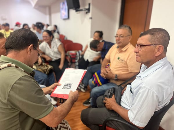 Proceso de formación dirigido a pequeños productores rurales de Bucaramanga