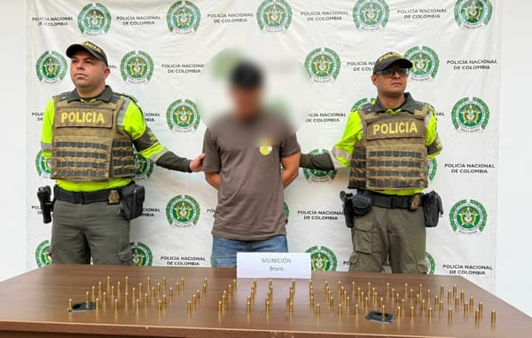 Capturan a hombre con munición ilegal en vía nacional