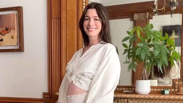 Anne Hathaway anunció que está embarazada de su tercer hijo