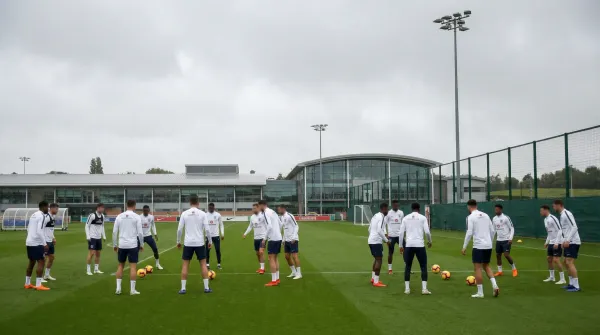 Inglaterra convierte su concentración mundialista en una fortaleza