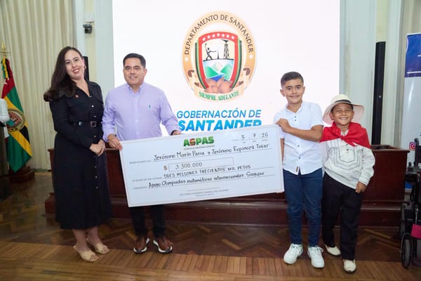 Primera dama transforma el futuro de 25 municipios santandereanos