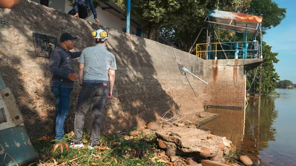 Revisión del sistema de captación del acueducto tras disminución del nivel de la ciénaga San Silvestre