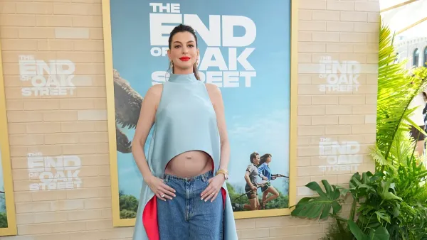Anne Hathaway no pudo hacer el reto de ‘Hot Ones’ por su embarazo