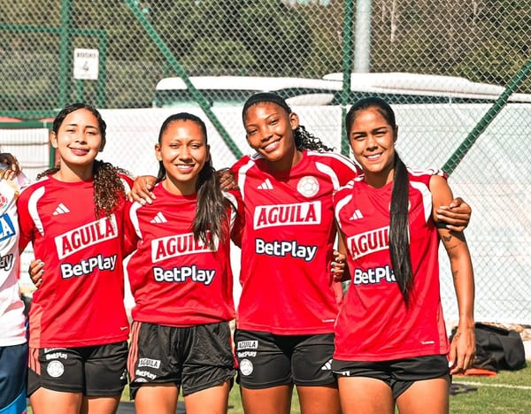 Selección Colombia femenina Sub-20 ante Portugal