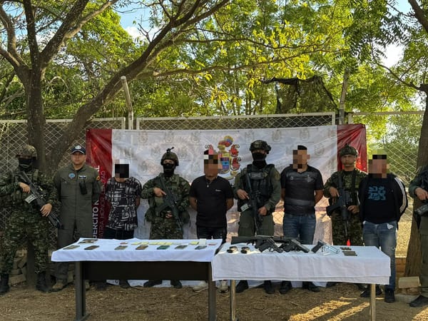 Cinco integrantes del ELN fueron capturados cuando presuntamente extorsionaban a comunidad