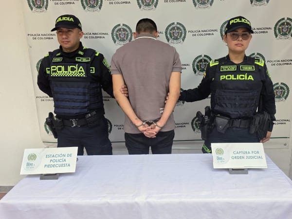Lo pararon para un registro y descubrieron que era buscado por tentativa de homicidio en Piedecuesta