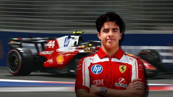 Salim Hanna, el colombiano de 16 años que ingresó a la Academia Ferrari y correrá en Fórmula 3