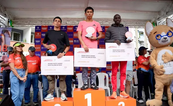 René Champi y Lilian Jelagat ganadores de la Media Maratón FCV 2026
