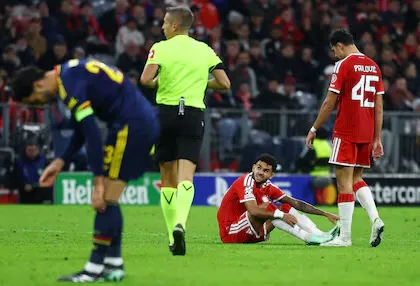 Luis Díaz sufrió un desgarro muscular con el Bayern Múnich ¿Cuánto tiempo estará fuera de las canchas?