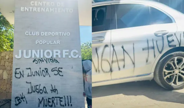 Actos de vandalismo a sede de Atlético Junior