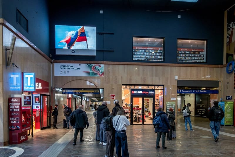Colombia, el destino que brilla en las estaciones de tren de Italia imagen de la publicación