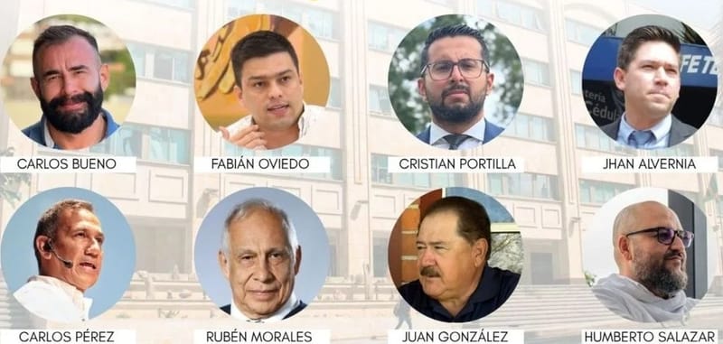 Son ocho los candidatos para la jornada electoral imagen de la publicación