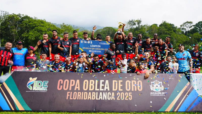 Copa Oblea de Oro quedó en manos de Móviles García en Floridablanca imagen de la publicación