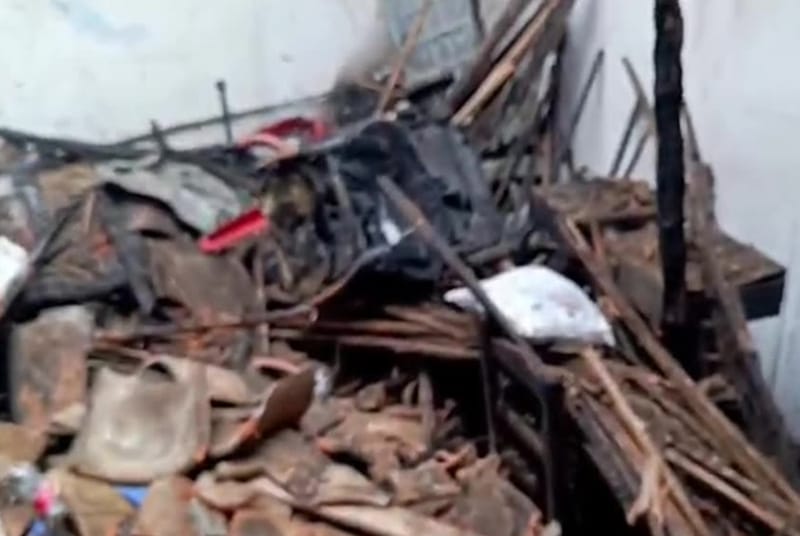 Un incendio que lo consumió todo dejó en la calle a una familia de Bucaramanga imagen de la publicación