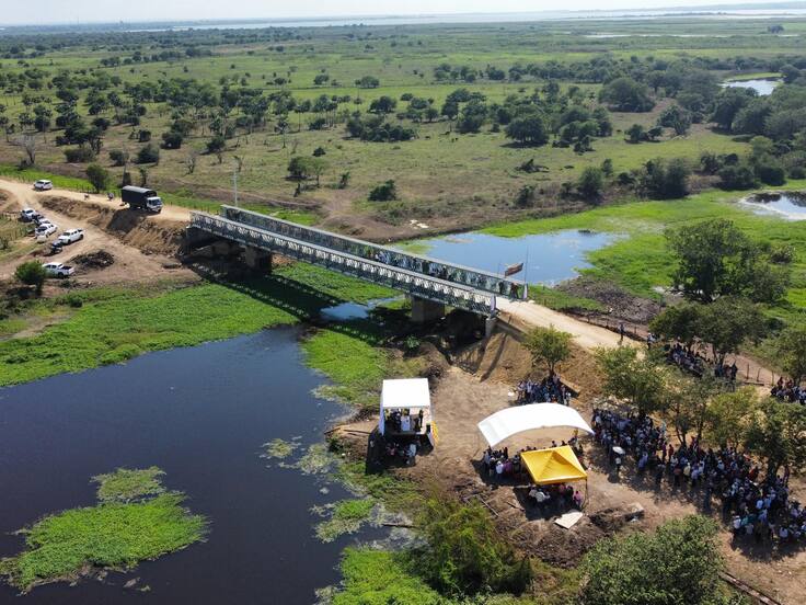 Puente militar en el sector Bocas del Opón es la solución inmediata para la conectividad del occidente santandereano imagen de la publicación